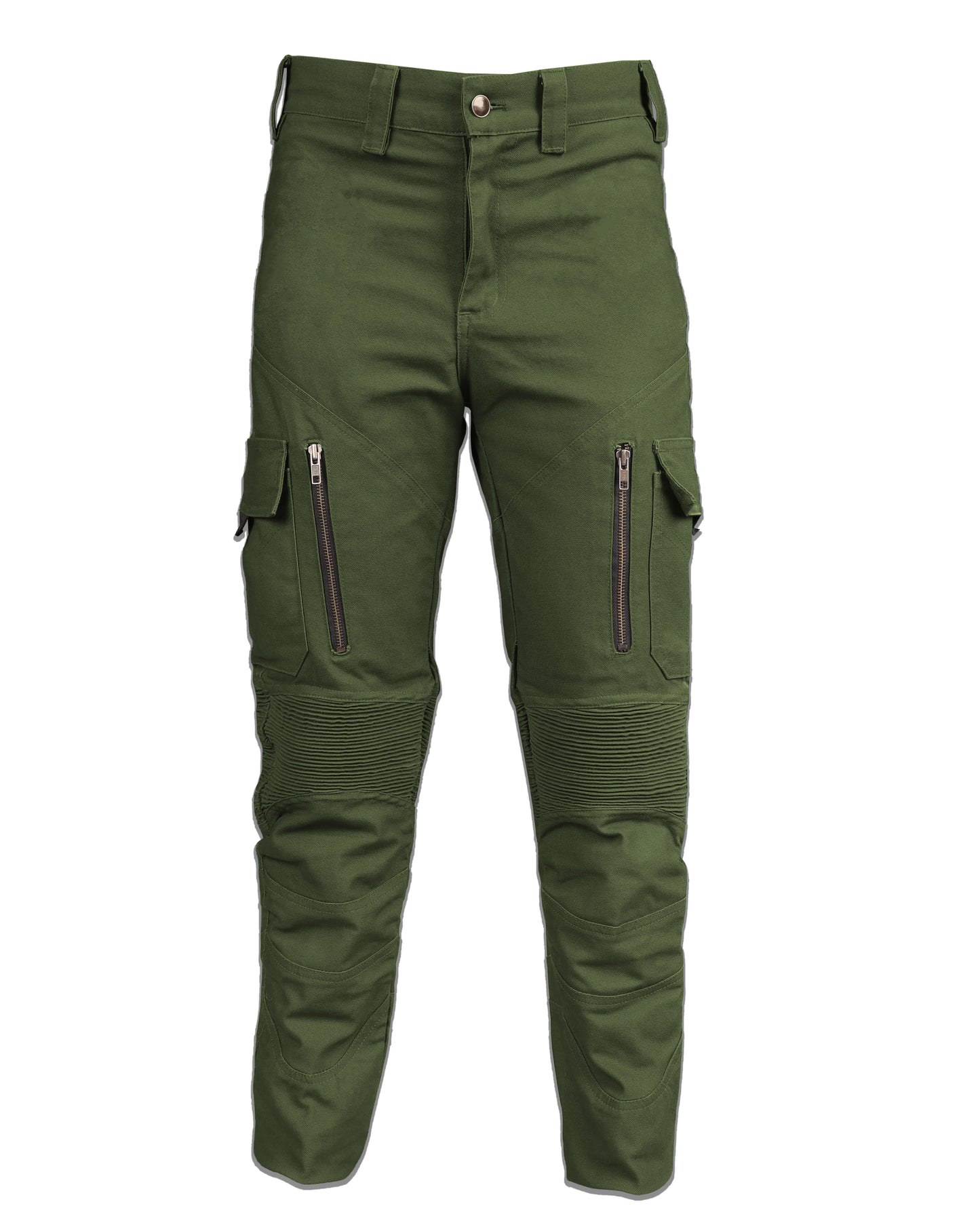 Olive Cargo Protective Pants with Protectors