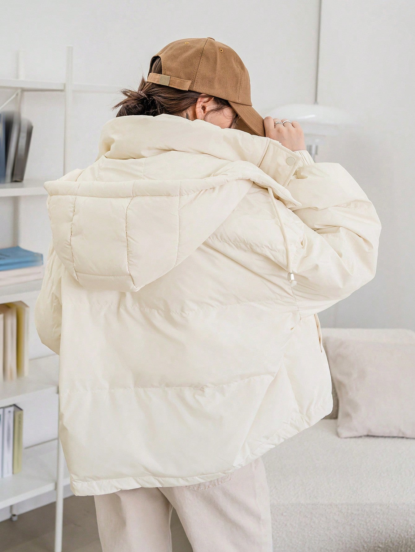 Women Puffer Jacket White