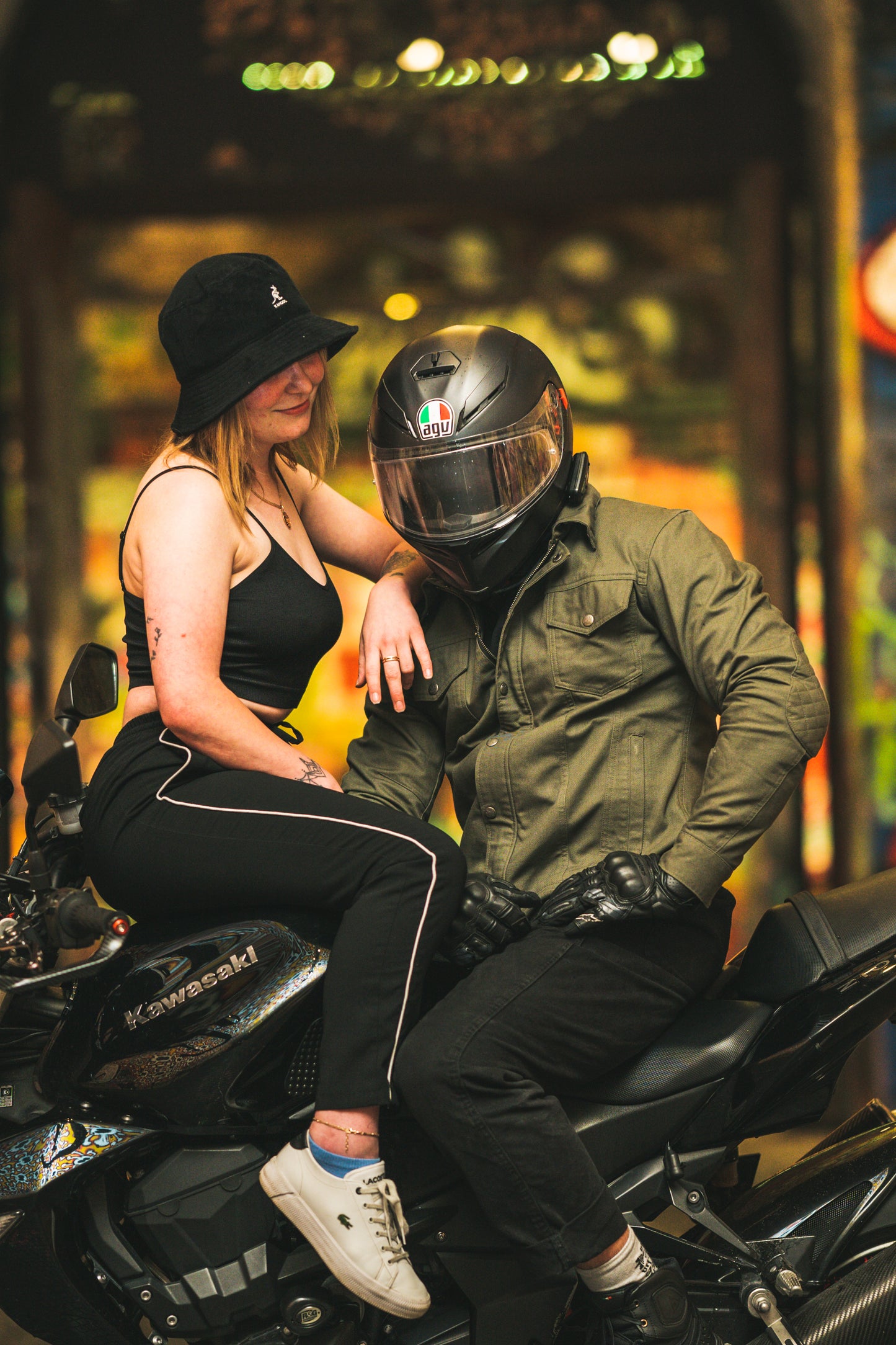 Motorbike Canvas Duck Jacket With Protectors