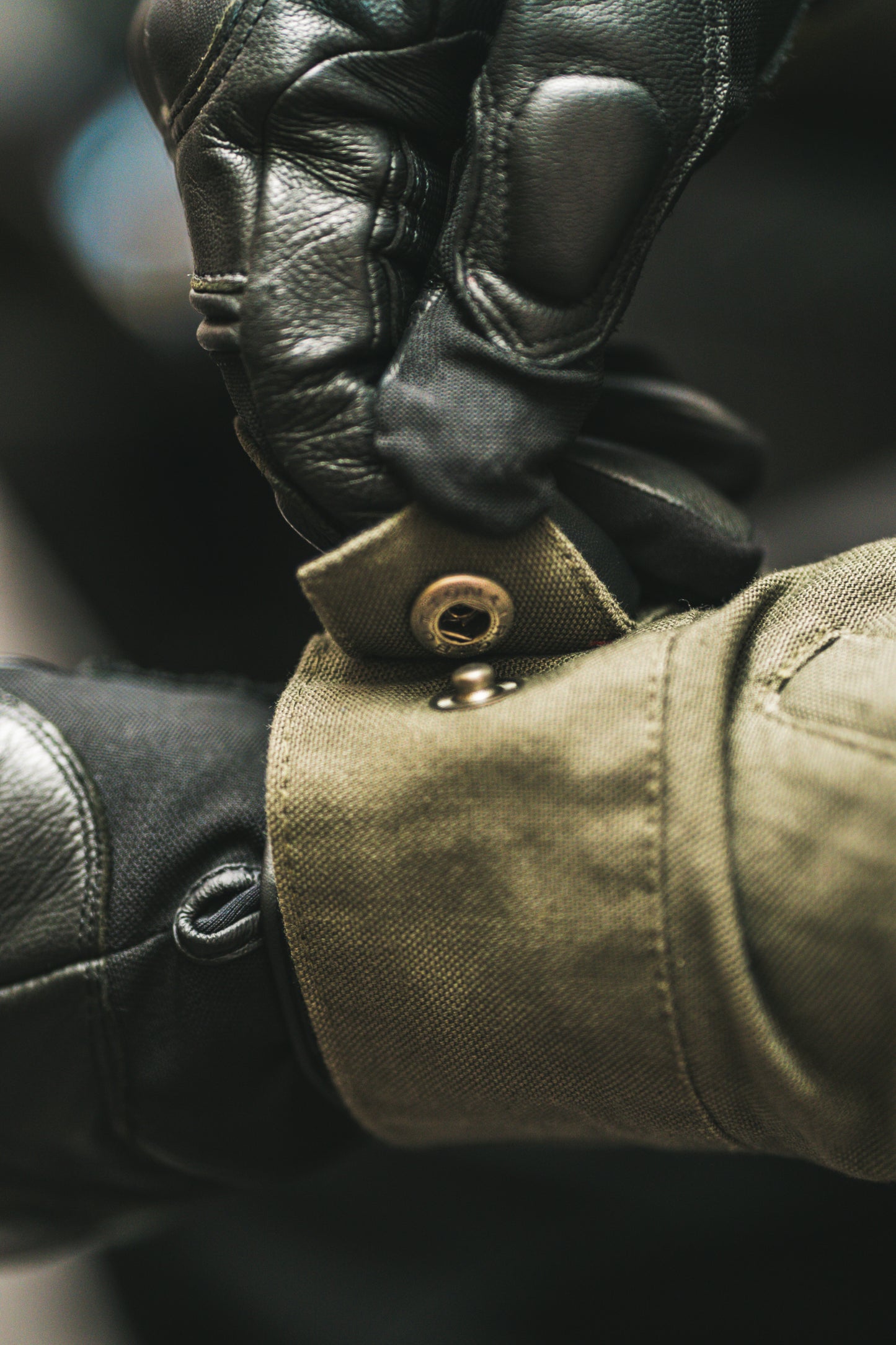Motorbike Canvas Duck Jacket With Protectors