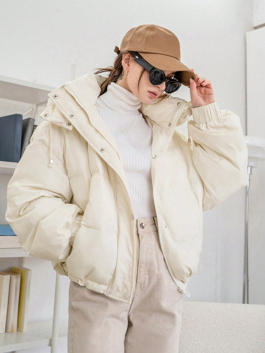 Women Puffer Jacket White